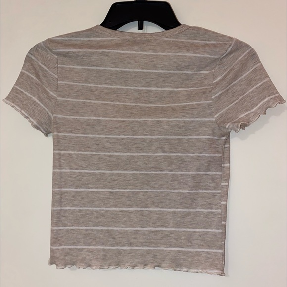 Cropped Ribbed T-Shirt - Picture 2 of 2